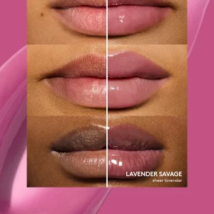 Fenty Beauty Gloss Bomb Heat Universal Lip Luminizer + Plumper Tono Lavender Savage - Imagen 5