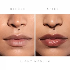 Fenty Beauty Gloss Bomb Heat Universal Lip Luminizer + Plumper Tono Hot Chocolit - Imagen 4