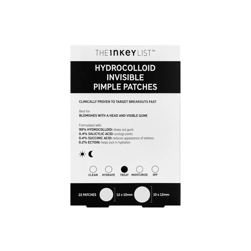 INKEY_HydrocolloidInvisiblePimplePatches_Ppage_Packshot_Primary_UK_US