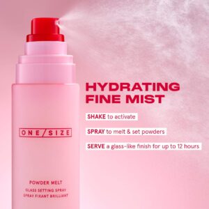 ONE/SIZE by Patrick Starrr Powder Melt Glass Setting Spray - Imagen 3