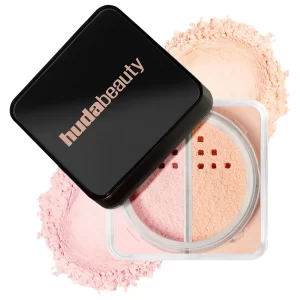 HUDA BEAUTY Easy Bake Loose Powder Brightening + Correcting Duo - Tono Cherry Peach